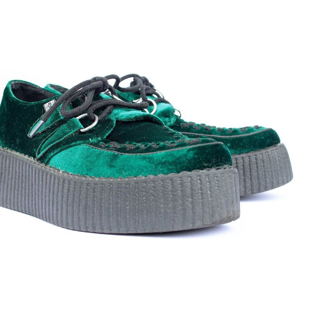 Vegan Creeper Emerald Velvet – Taille/Size 8 (runs small)